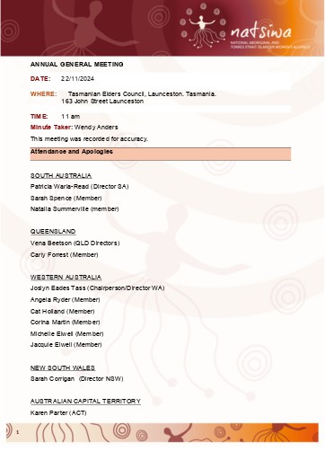NATSIWA 2024 AGM Minutes