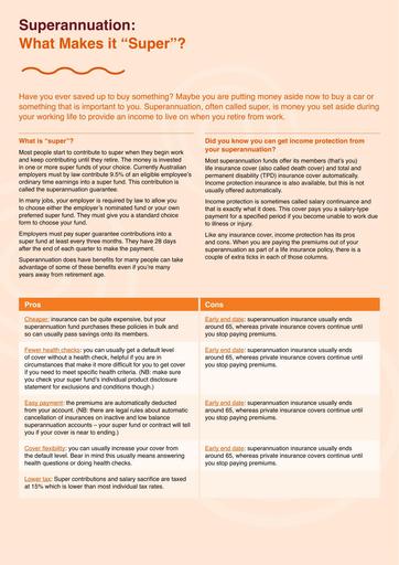 Superannuation: What Makes it “Super”?