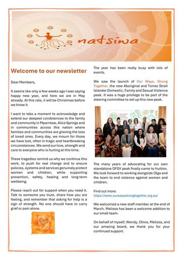 NATSIWA Newsletter May 2026