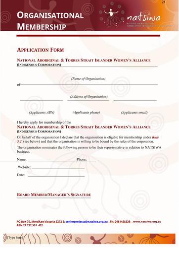 Organisation Membership 2023